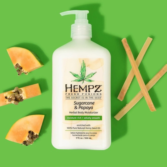 HEMPZ Fresh Fusions Sugarcane Papaya Herbal Body Moisturizer - Picture 6 of 6